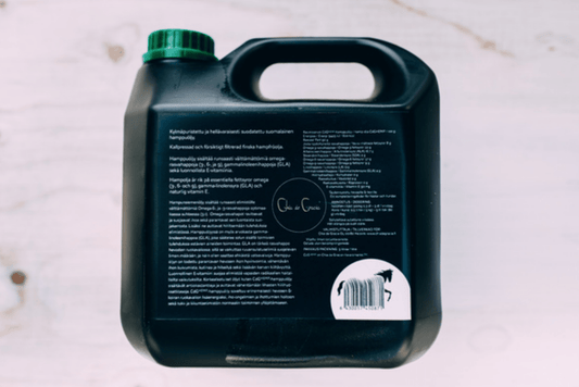 CdG HEMP: kylmäpuristettu hampunsiemenöljy hevosille- Chia de Gracia FI (2122793517105)