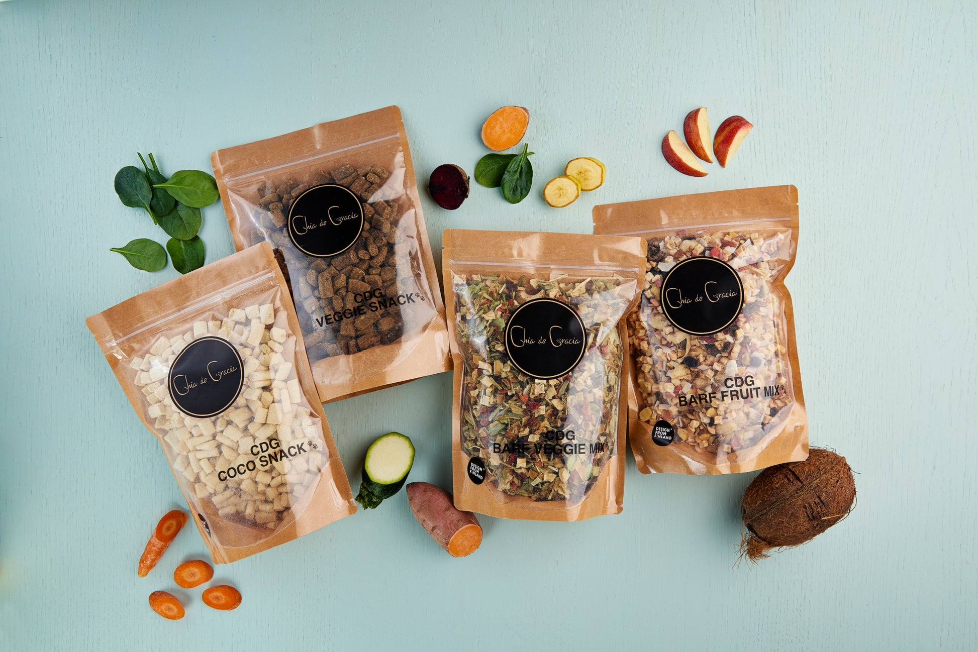CdG Barf Mix & Dog snacks koirille